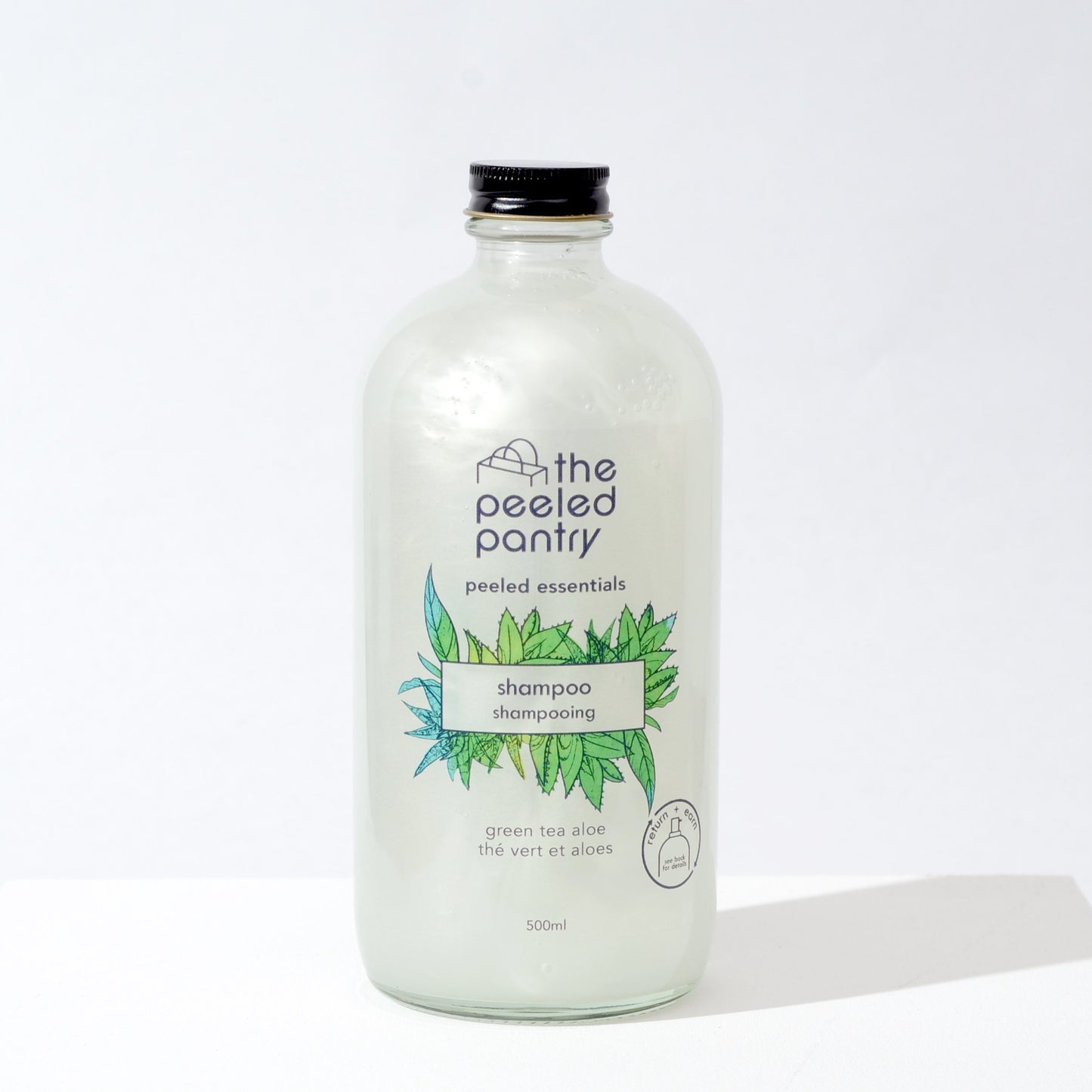 Peeled Essentials Shampoo - Green Tea & Aloe